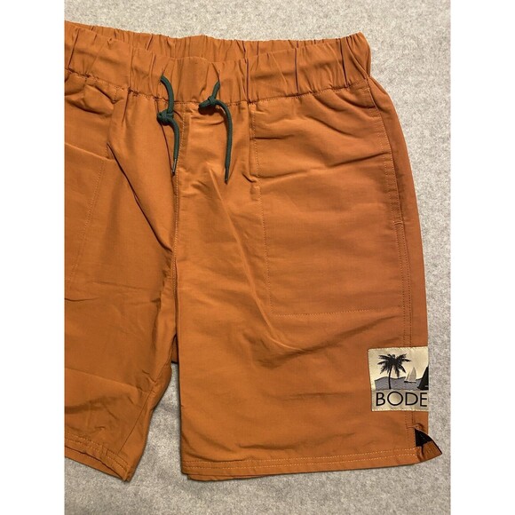 Bodega Shorts Men‎ Medium Rust Orange Lined Street Pocket Relaxed Baggy - Picture 3 of 7